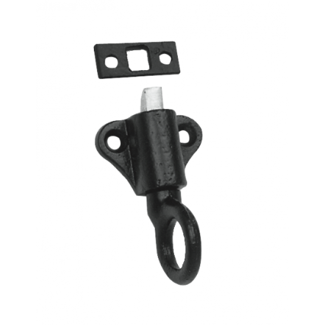 Raamknip met sluitplaat